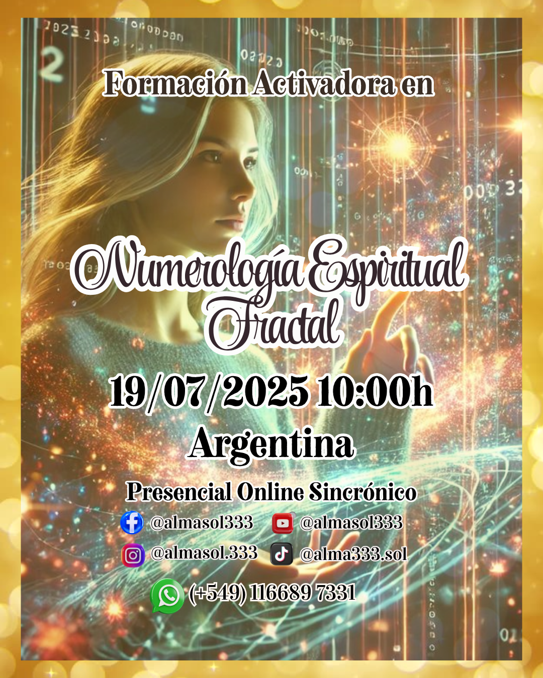 Formación Activadora en Numerología Espiritual Fractal