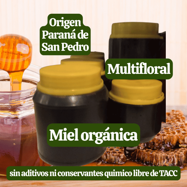 Miel Orgánica Cruda